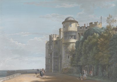 The North Terrace, Looking East by Paul Sandby